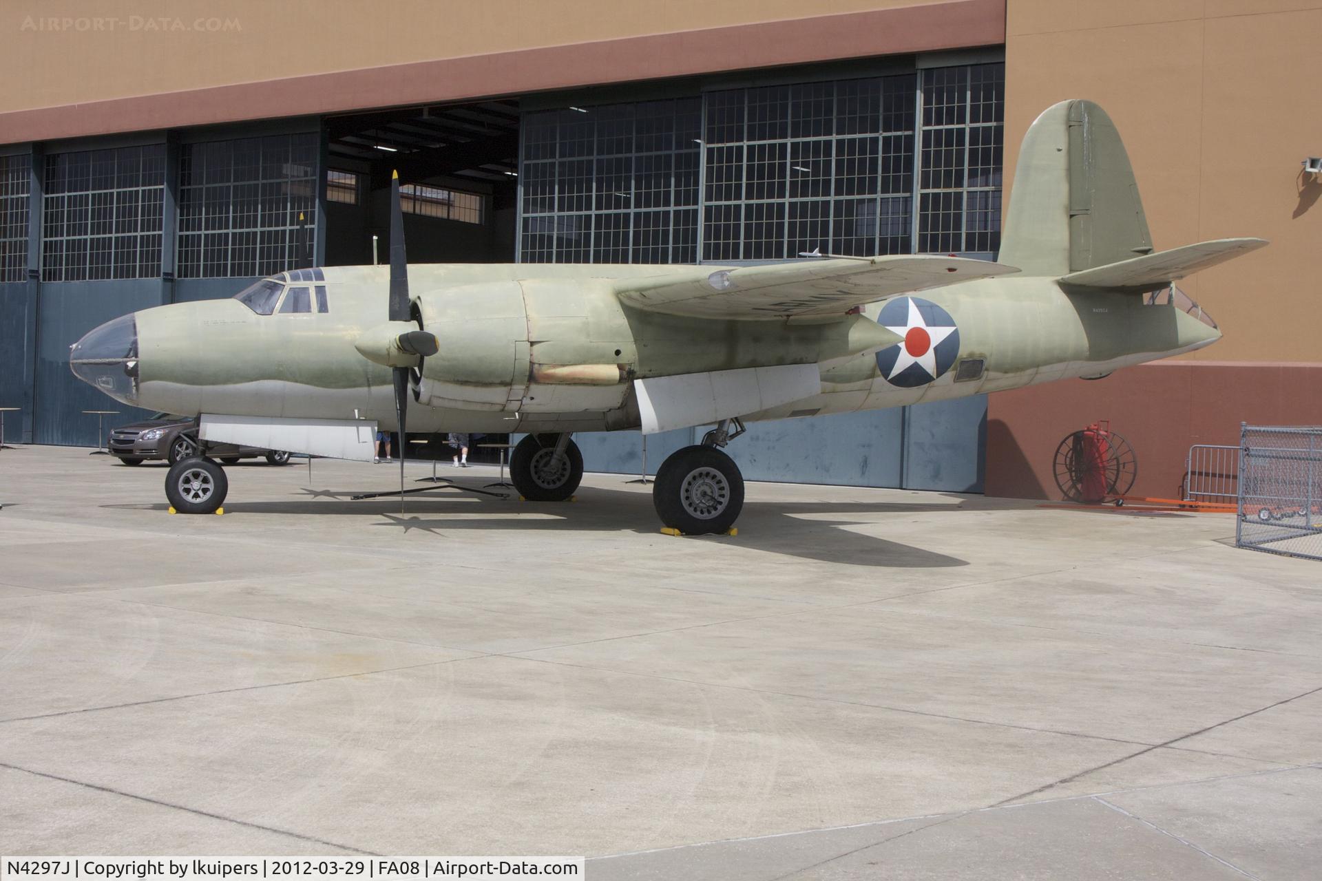N4297J, 1940 Martin B-26 Marauder C/N 40-1464, On the platform in front of the Fantasy of Flight Museum