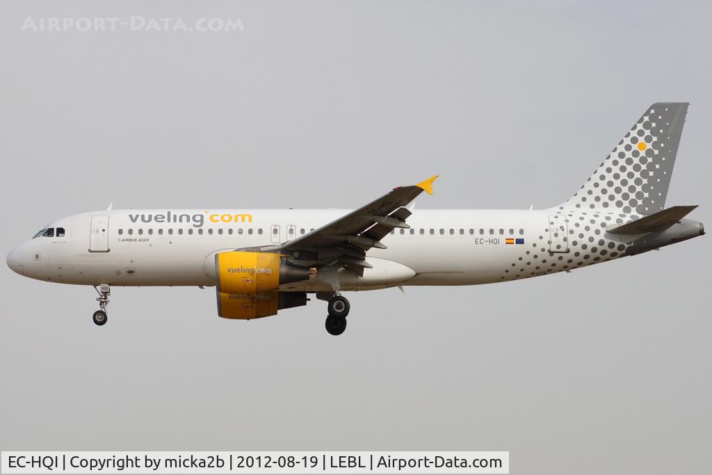 EC-HQI, 2001 Airbus A320-214 C/N 1396, Landing