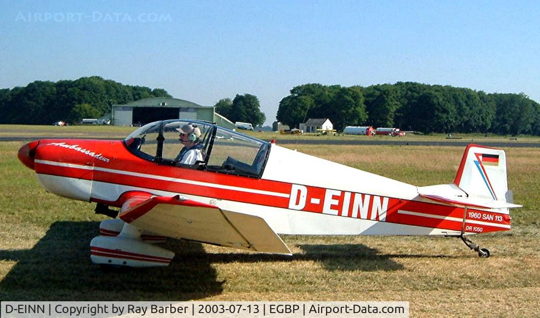 D-EINN, 1990 San Jodel Dr.1050 Ambassadeur, C/N 113, SAN Jodel DR.1050 Ambassadeur [113] Kemble~G 13/07/2003