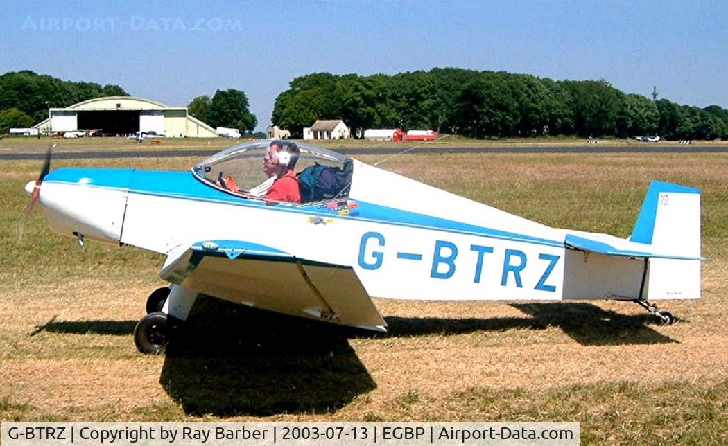 G-BTRZ, 1992 Jodel D-18 C/N PFA 169-11271, Jodel D.18 [PFA 169-11271] Kemble~G 13/07/2003