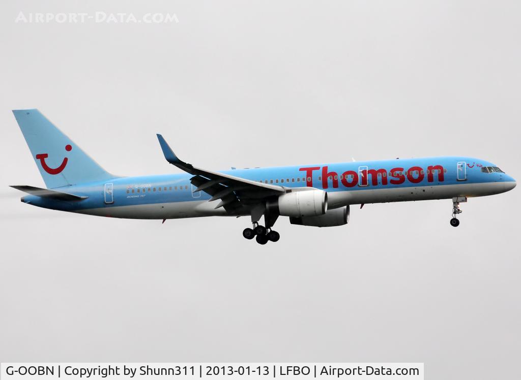 G-OOBN, 2000 Boeing 757-2G5 C/N 29379, Landing rwy 32L with fitted winglets...