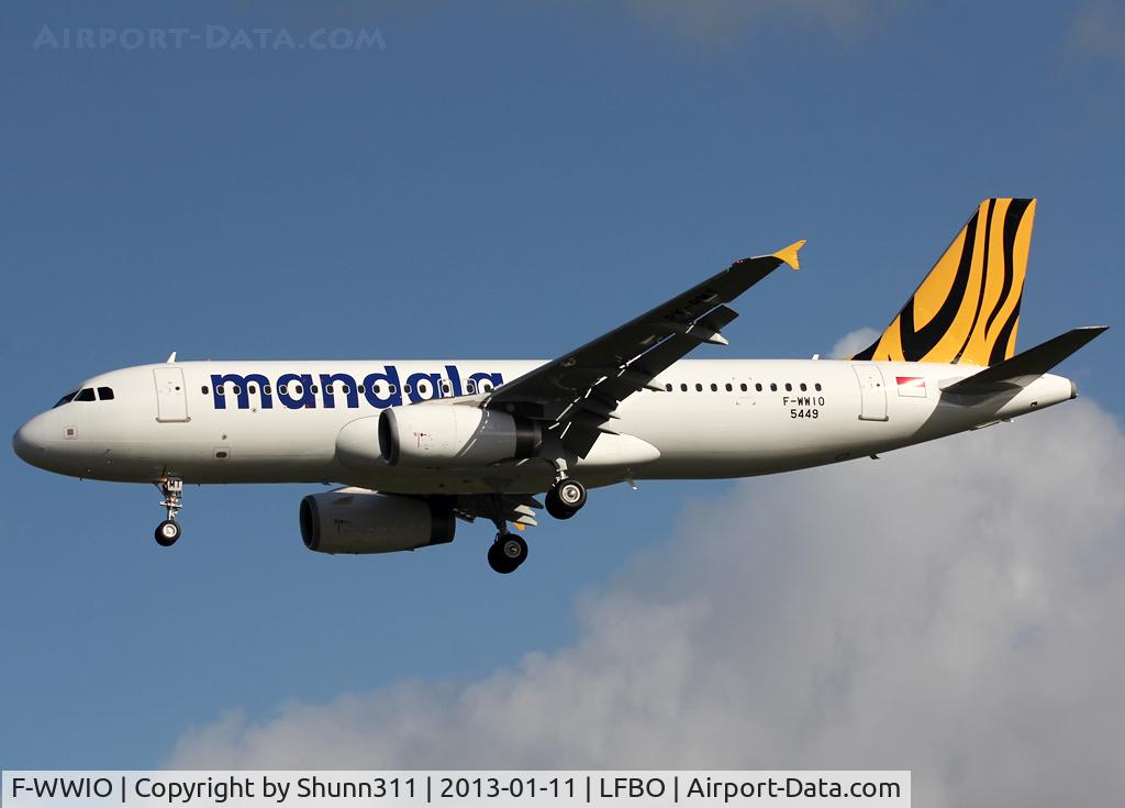 F-WWIO, 2012 Airbus A320-232 C/N 5449, C/n 5449 - To be PK-RMT