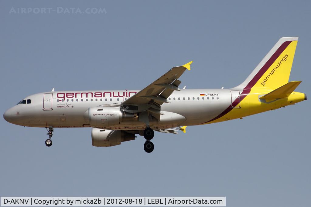 D-AKNV, 2005 Airbus A319-112 C/N 2632, Landing