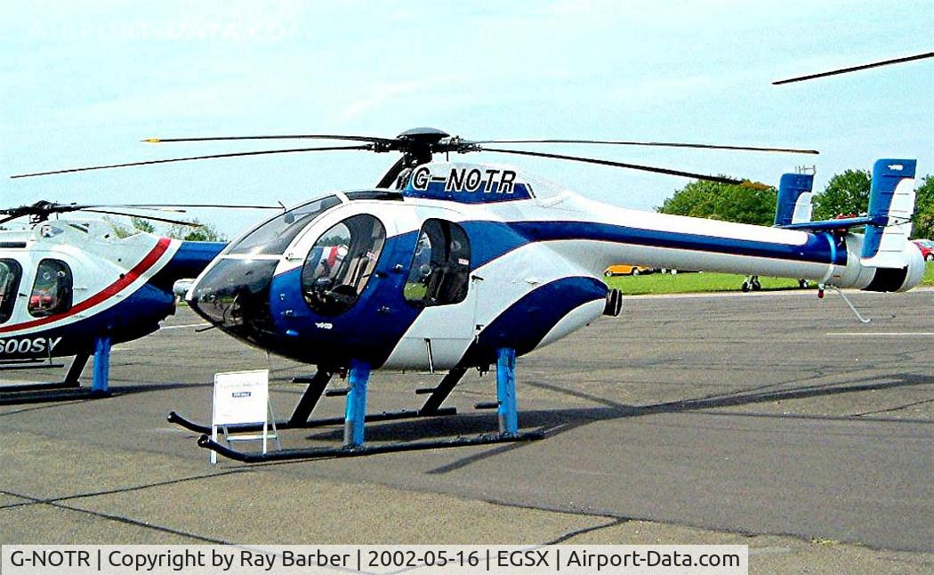 G-NOTR, 1992 McDonnell Douglas MD-500N C/N LN018, McDonnell Douglas MD.520N NOTAR [LN018] North Weald~G 16/05/2002