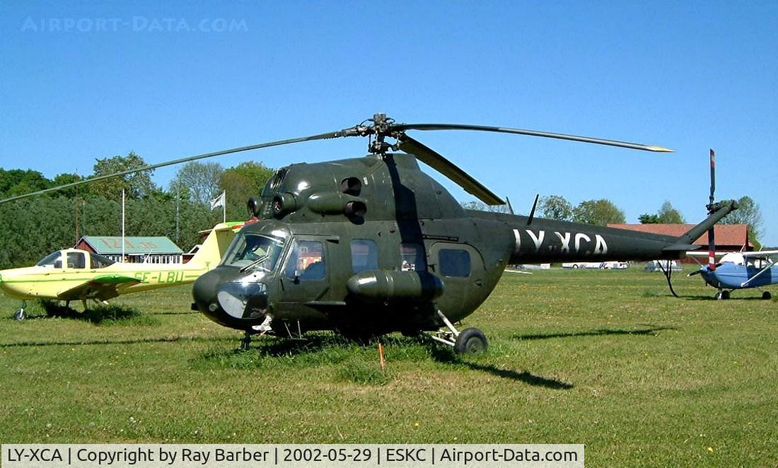 LY-XCA, Mil Mi-2 Hoplite C/N 549133035, Mil Mi-2U Hoplite [549133035] Uppsala-Sundbro~SE 29/05/2002