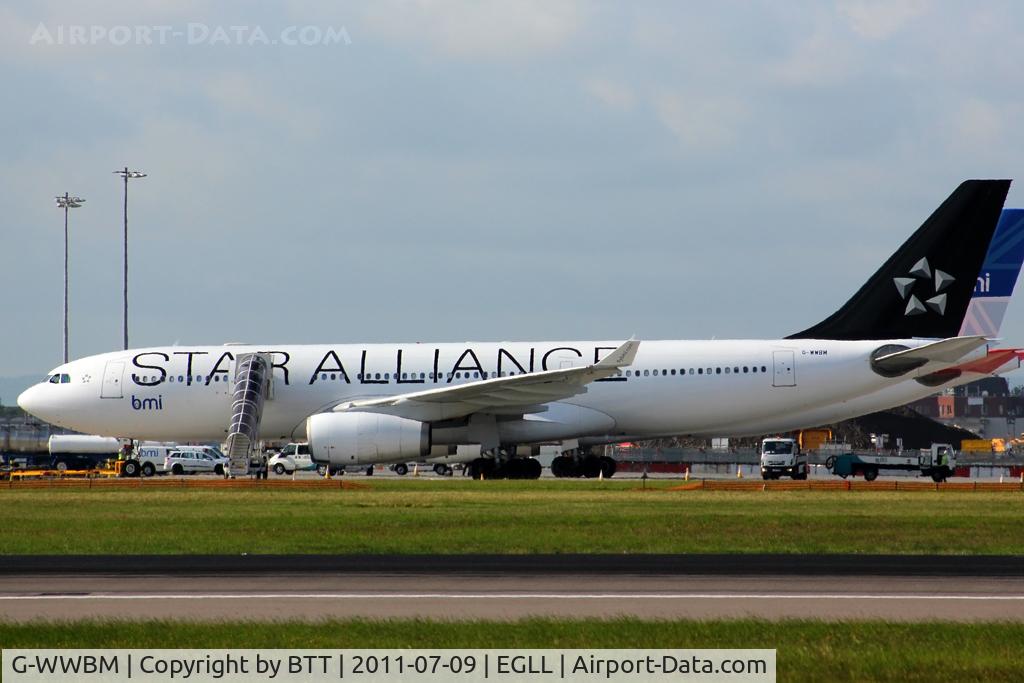 G-WWBM, 2001 Airbus A330-243 C/N 398, BMI Star Alliance