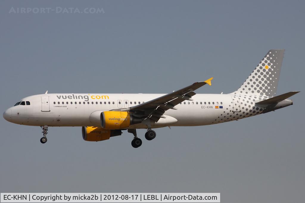 EC-KHN, 2007 Airbus A320-216 C/N 3203, Landing