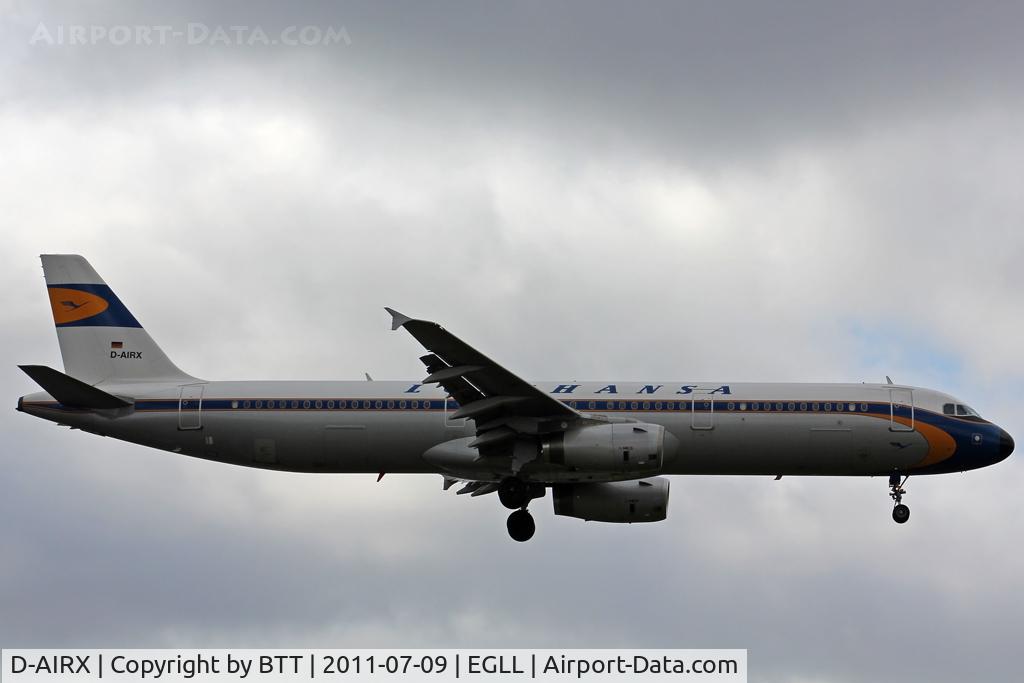D-AIRX, 1998 Airbus A321-131 C/N 0887, Lufthansa retro