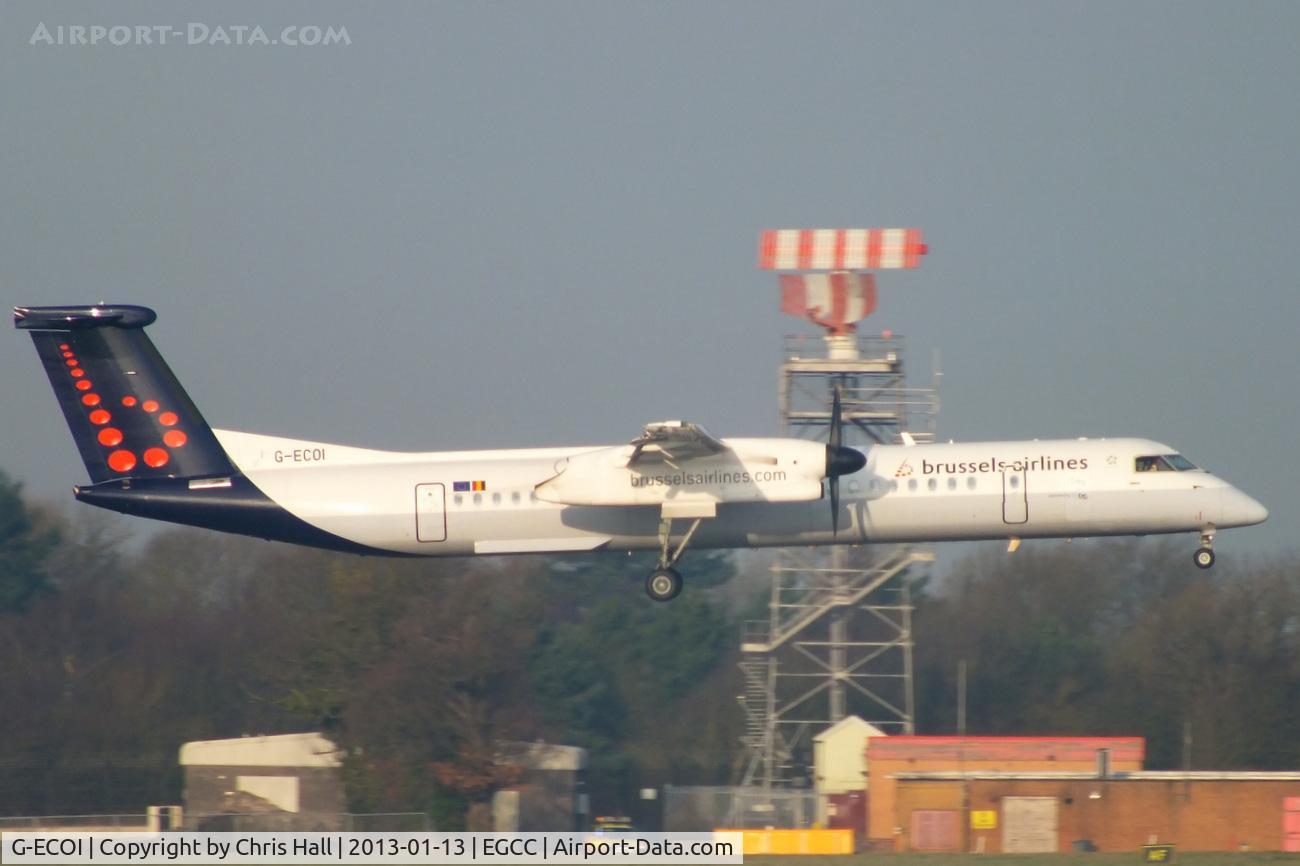 G-ECOI, 2008 De Havilland Canada DHC-8-402Q Dash 8 C/N 4224, Brussels Airlines