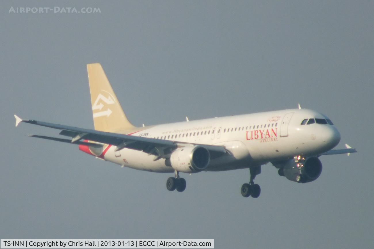 TS-INN, 1998 Airbus A320-212 C/N 793, Libyan Airlines leased from Nouvelair Tunisie