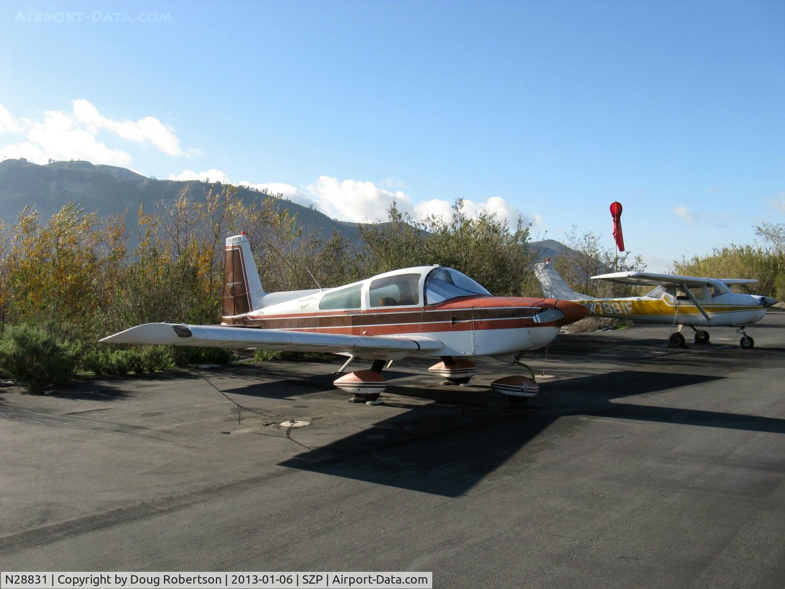 N28831, 1978 Grumman American AA-5B Tiger C/N AA5B0842, 1978 Grumman American AA-5B TIGER, Lycoming O&VO-360 180 Hp