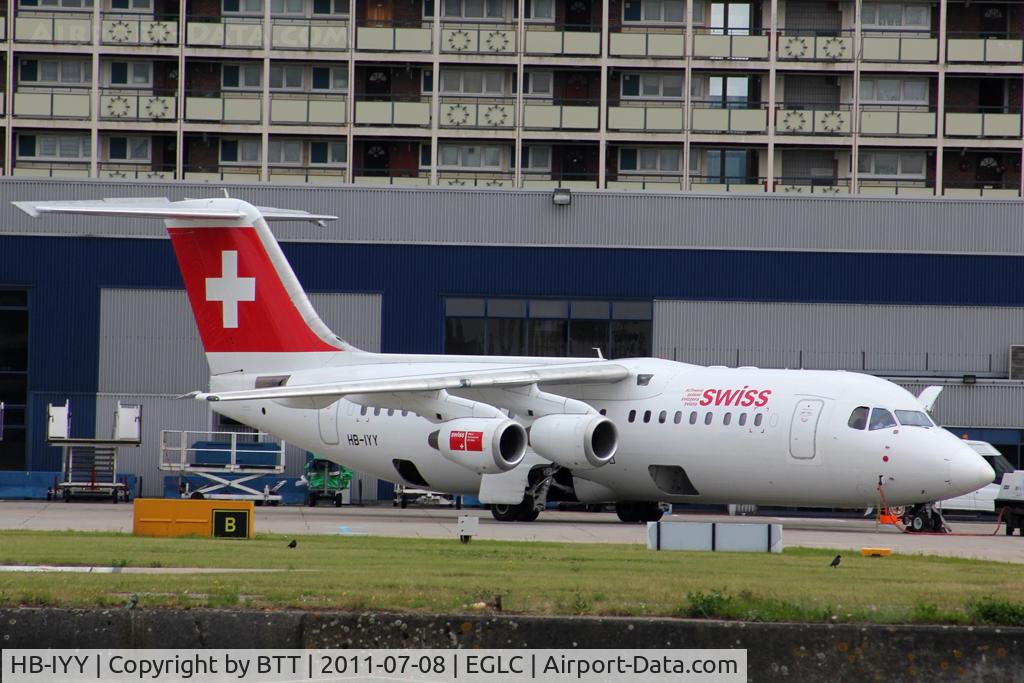 HB-IYY, 1998 British Aerospace Avro 146-RJ100 C/N E3339, Avro RJ100 Swiss