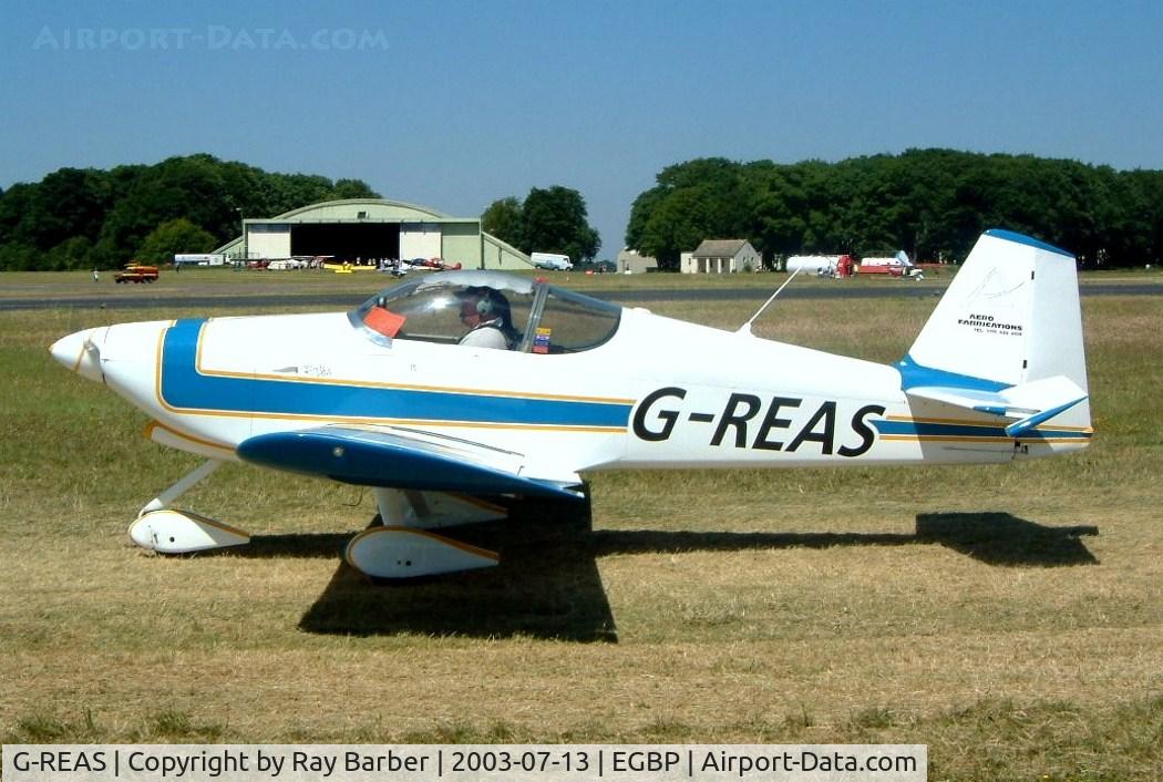 G-REAS, 1995 Vans RV-6A C/N PFA 181-12188, Van's RV-6A [PFA 181-12188] Kemble~G 13/07/2003