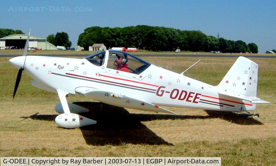 G-ODEE, 2002 Vans RV-6 C/N PFA 181A-13173, Van's RV-6 [PFA 181A-13173] Kemble~G 13/07/2003