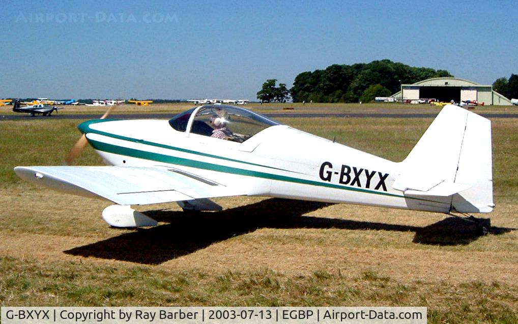 G-BXYX, 1997 Vans RV-6 C/N 22293, Van's RV-6 [22293] Kemble~G 13/07/2003