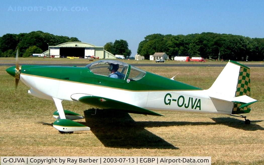 G-OJVA, 1998 Vans RV-6 C/N PFA 181-12292, Van's RV-6 [PFA 181-12292] Kemble~G 13/07/2003