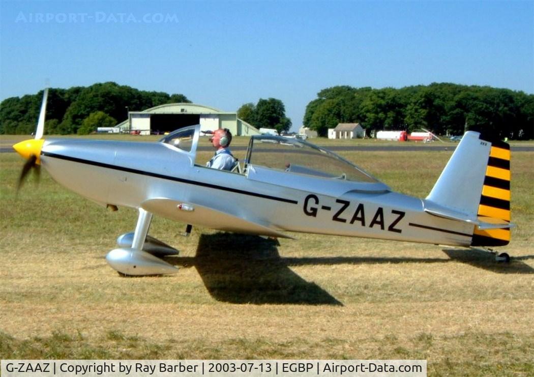 G-ZAAZ, 2003 Vans RV-8 C/N PFA 303-13279, Van's RV-8 [PFA 303-13279] Kemble~G 13/07/2003