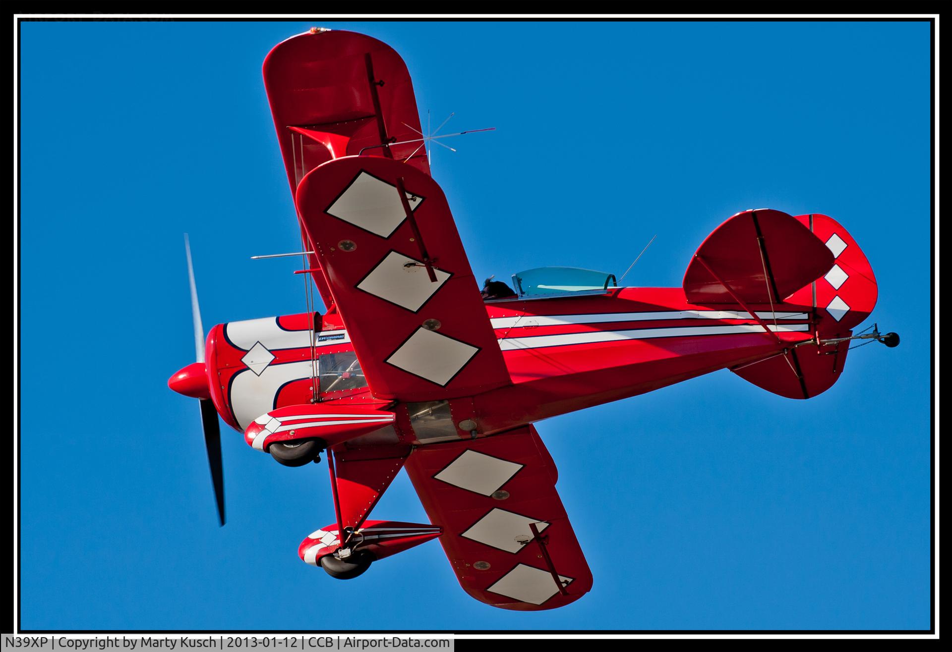 N39XP, 1976 Pitts S-1S Special C/N K-039, Sammy Mason finishing his afternoon performance at the Cable Airshow.