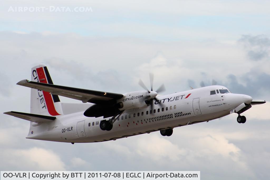 OO-VLR, 1988 Fokker 50 C/N 20121, Take off