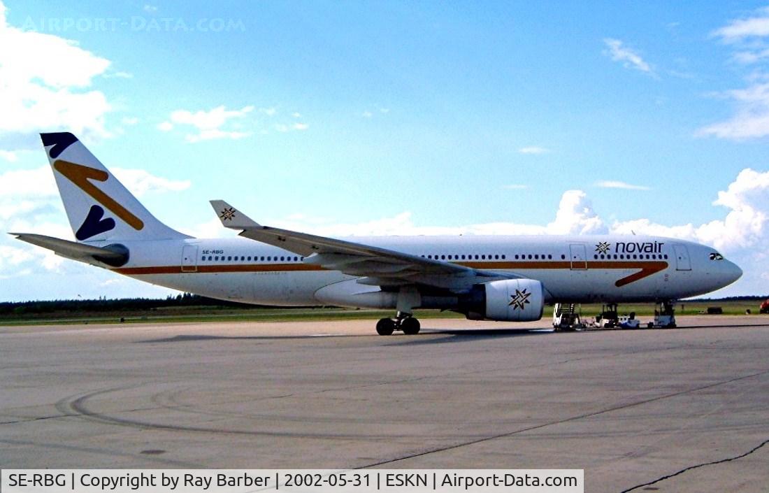 SE-RBG, 2000 Airbus A330-223 C/N 362, Airbus A330-223 [362] (Novair) Stockholm-Skavsta~SE 31/05/2002