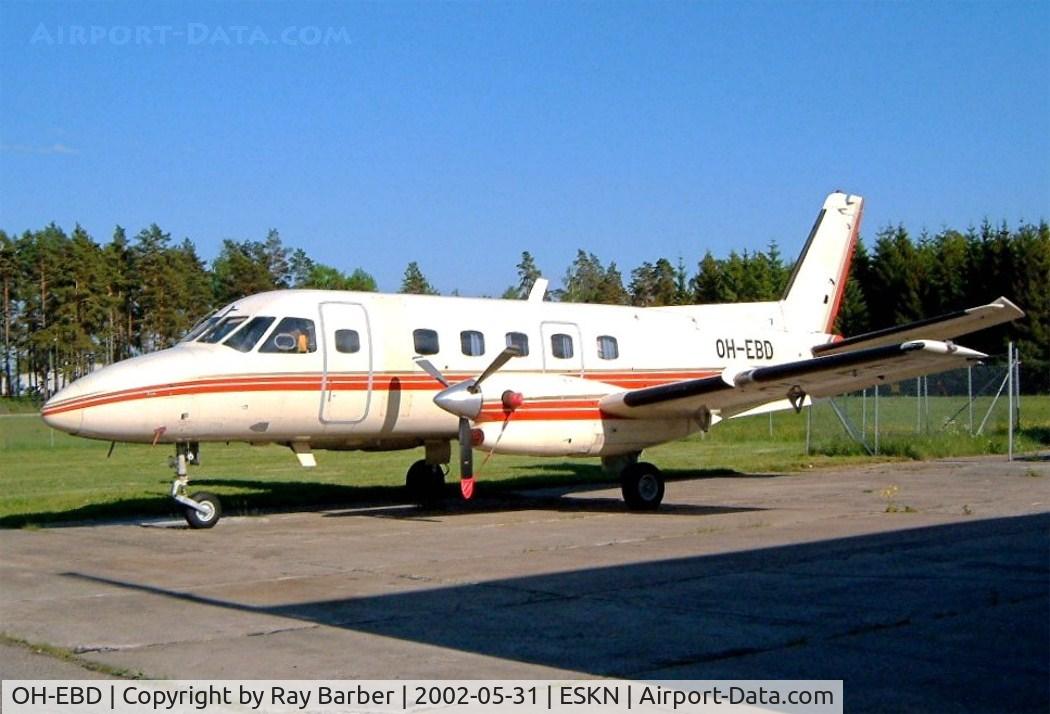 OH-EBD, 1983 Embraer EMB-110P1A Bandeirante C/N 110439, Embraer EMB.110P1A Bandeirante [110439] Stockholm-Skavsta~SE 31/05/2002