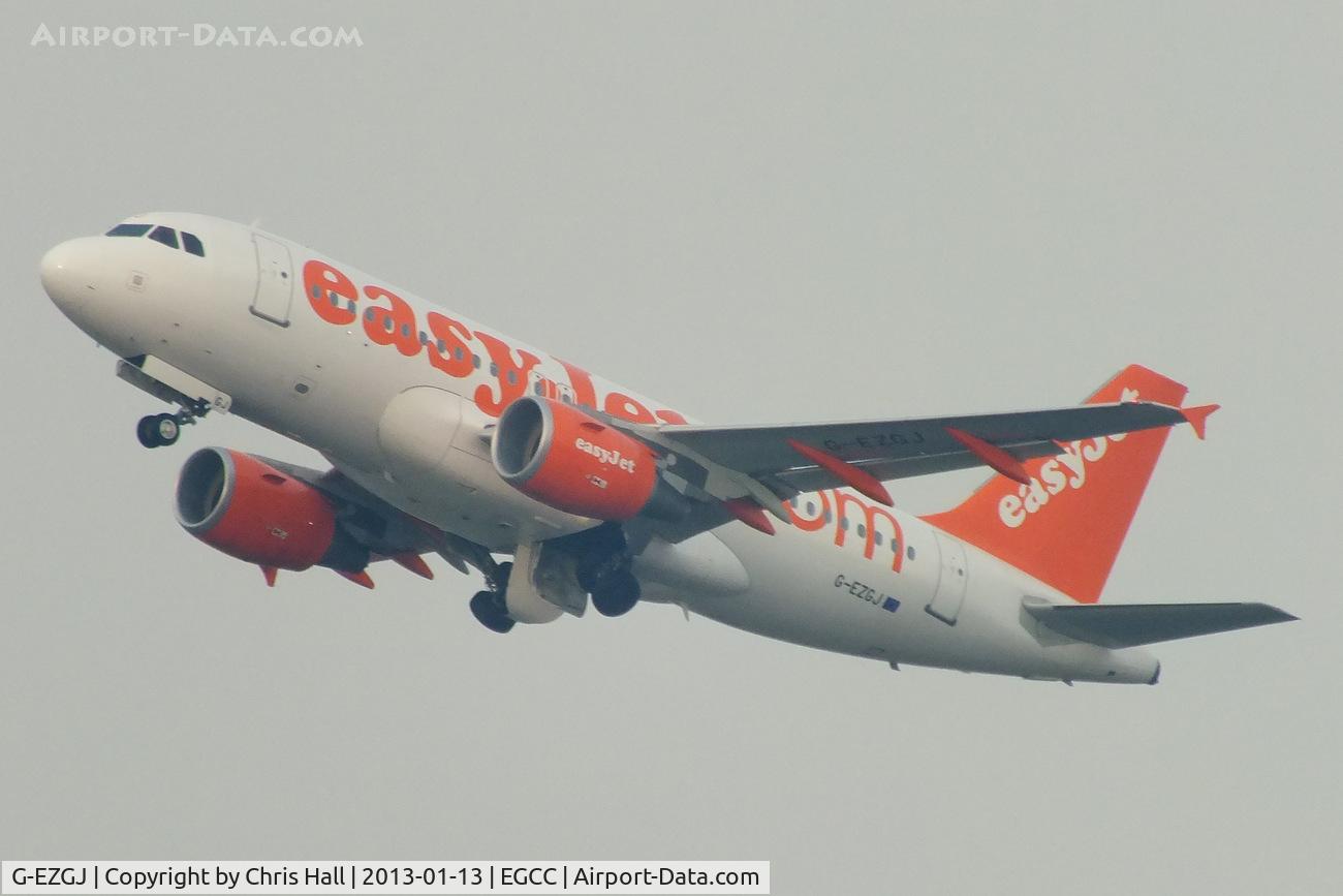 G-EZGJ, 2011 Airbus A319-111 C/N 4705, easyJet