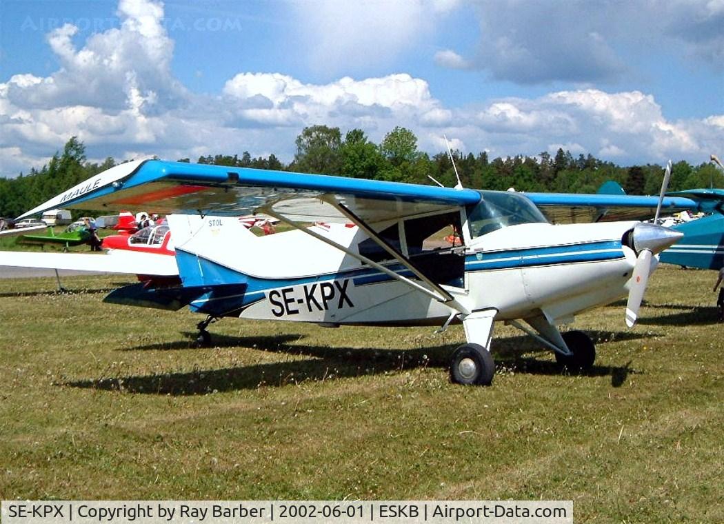 SE-KPX, 1977 Maule M-5-235C Lunar Rocket C/N 7138C, Maule M-5-235C Lunar Rocket [7138C] Barkarby~SE 01/06/2002