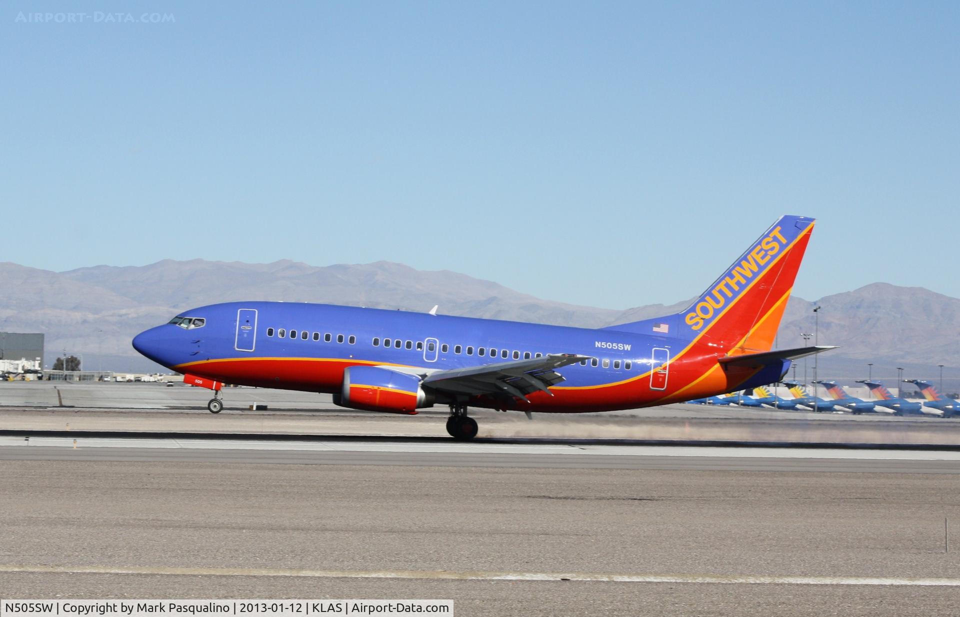 N505SW, 1990 Boeing 737-5H4 C/N 24182, Boeing 737-500