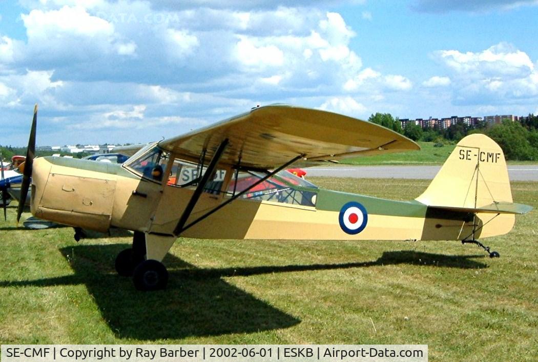 SE-CMF, 1946 Taylorcraft J Auster 5D C/N 4232, Auster 5D [1376] Barkarby~SE 01/06/2002
