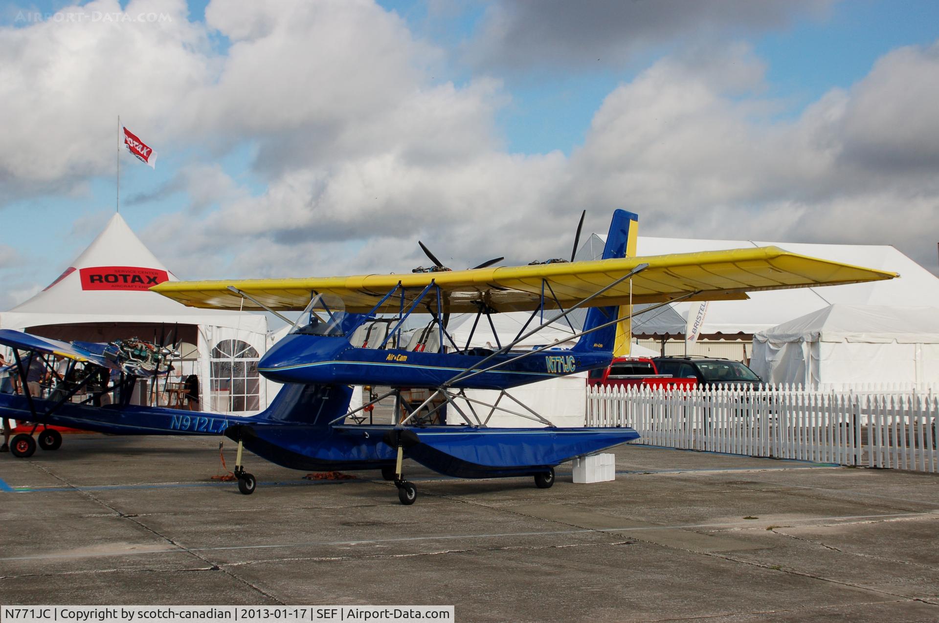 N771JC, Lockwood Aircam C/N AC152, Lockwood Aircraft/James Read and Cathy Read, Air Cam, N771JC, at the US Sport Aviation Expo, Sebring Regional Airport, Sebring, FL
