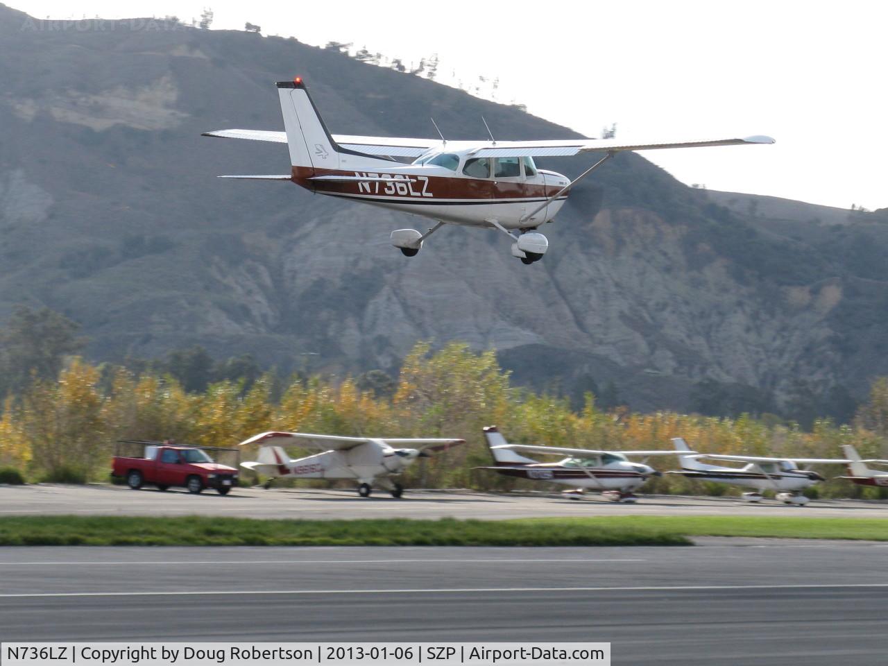 N736LZ, 1977 Cessna R172K Hawk XP C/N R1722624, 1977 Cessna R172K HAWK XP, Continental IO-360-K 195 Hp, another takeoff climb Rwy 22