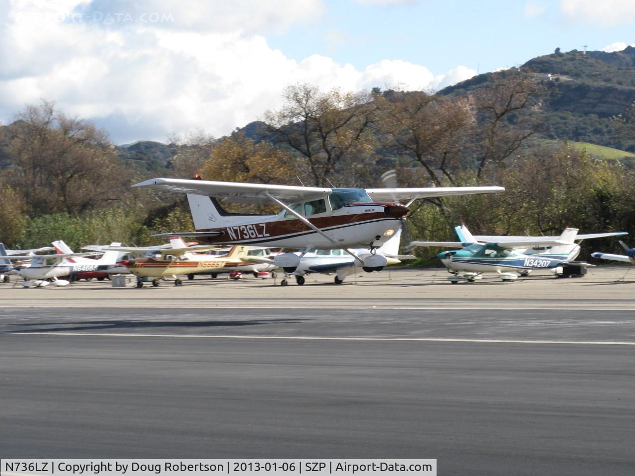 N736LZ, 1977 Cessna R172K Hawk XP C/N R1722624, 1977 Cessna R172K HAWK XP, Continental IO-360-K 195 Hp, another takeoff Rwy 22