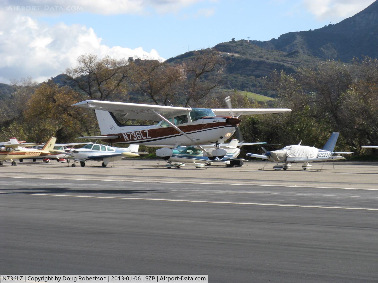 N736LZ, 1977 Cessna R172K Hawk XP C/N R1722624, 1977 Cessna R172K HAWK XP, Continental IO-360-K 195 Hp, another landing Rwy 22