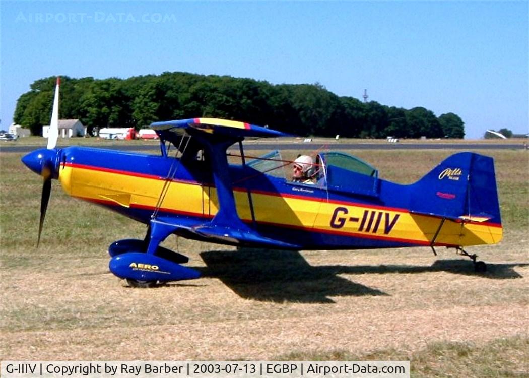 G-IIIV, 2002 Pitts S-1-11B/260 Super Stinker C/N PFA 273-13005, Pitts S-11 Super Stinker 260 [PFA 273-13005] Kemble~G 13/07/2003