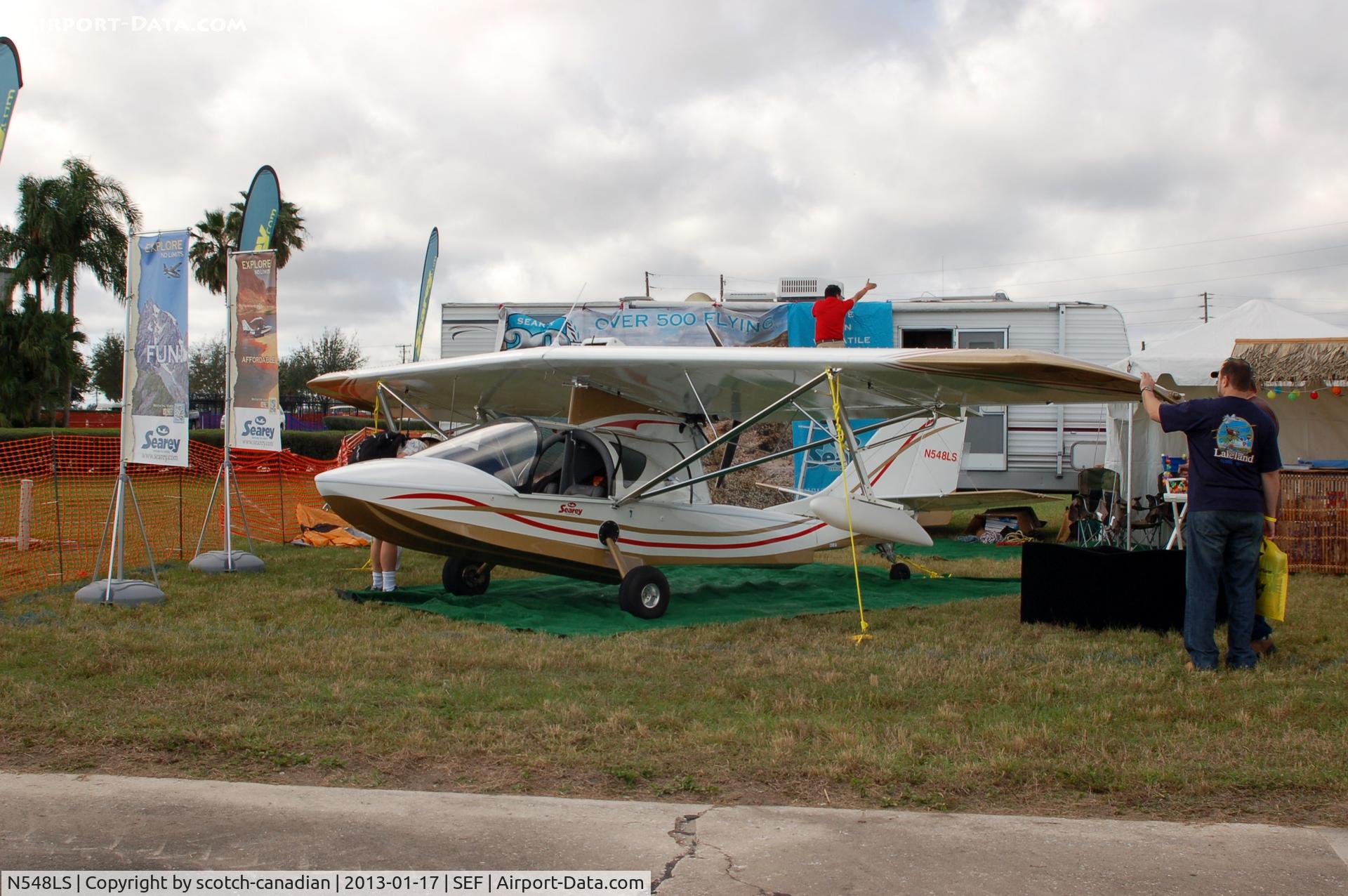 N548LS, Lee R Pfingston Searey LSX C/N 1LK548C, Lee R Pfingston Searey LSX, N548LS, at the US Sport Aviation Expo, Sebring Regional Airport, Sebring, FL