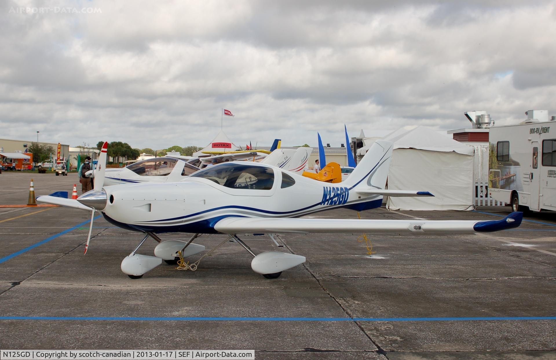 N125GD, Arion Lightning LS-1 C/N 105, Arion Aircraft Llc LIGHTNING LS-1, N125GD, at the US Sport Aviation Expo, Sebring Regional Airport, Sebring, FL