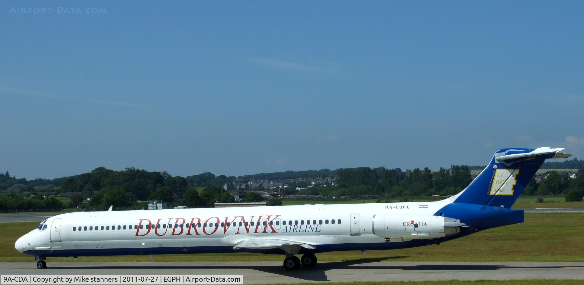 9A-CDA, 1987 McDonnell Douglas MD-83 (DC-9-83) C/N 49602, 