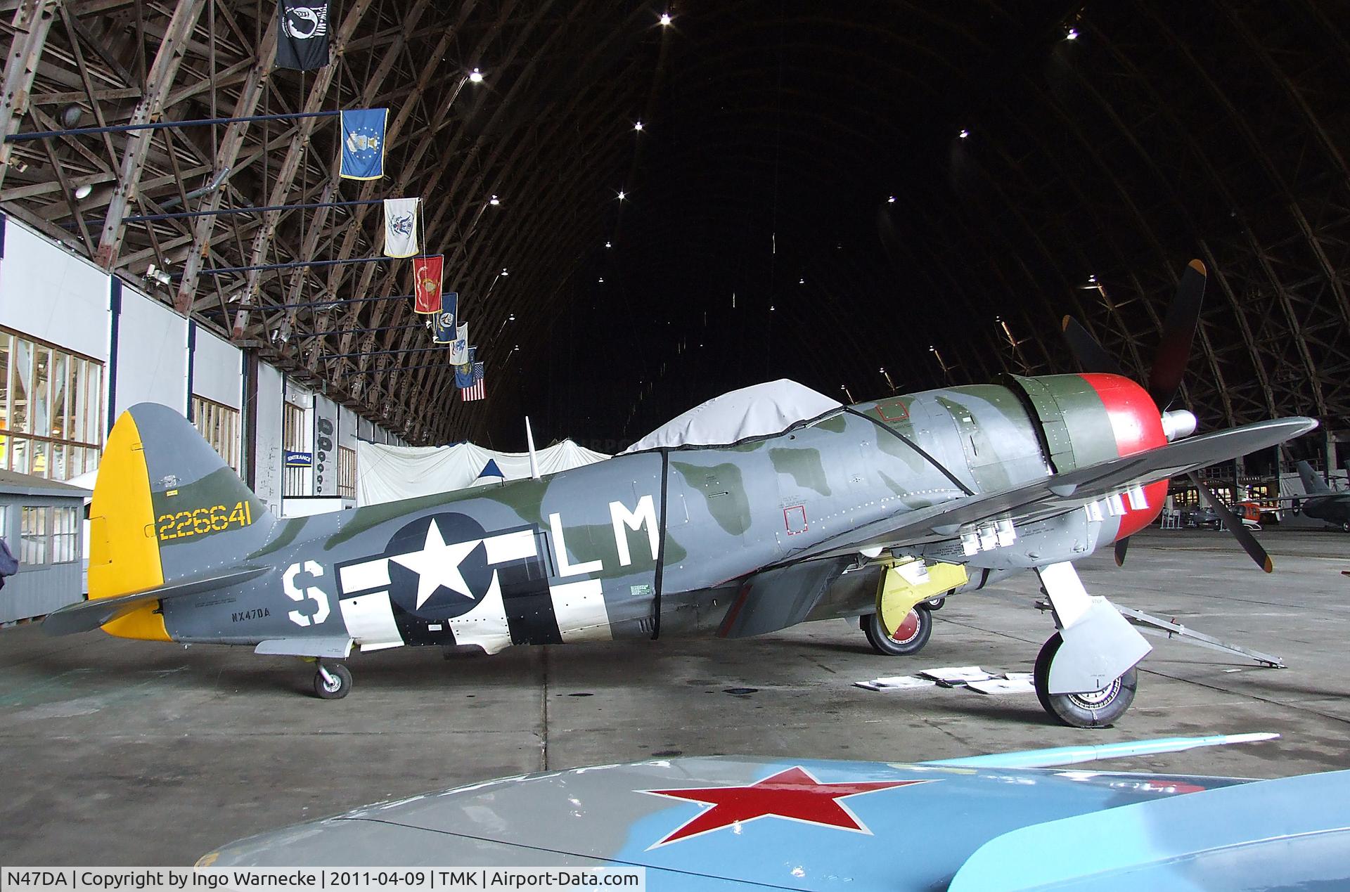 N47DA, 1944 Republic P-47D Thunderbolt C/N 399-55616, Republic P-47D Thunderbolt at the Tillamook Air Museum, Tillamook OR