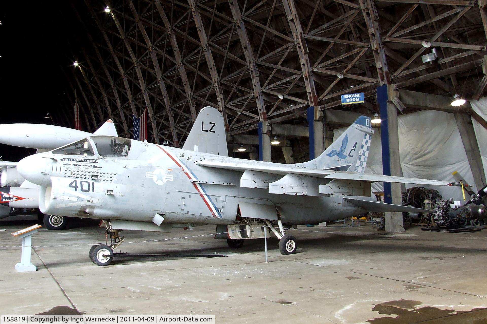 158819, LTV A-7E Corsair II C/N E-308, LTV A-7E Corsair II at the Tillamook Air Museum, Tillamook OR