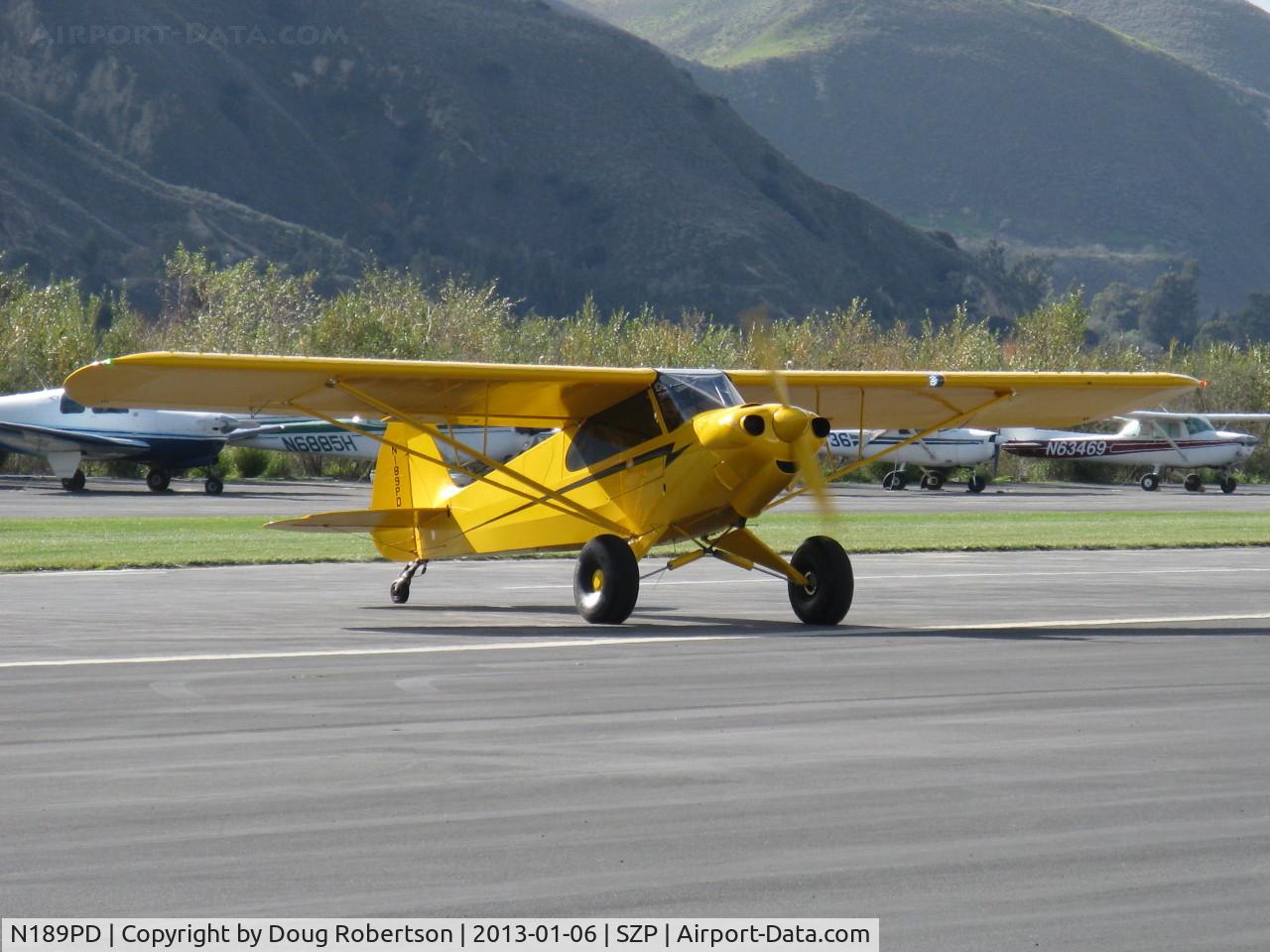 N189PD, Cub Crafters CC11-160 Carbon Cub SS C/N CC11-00189, 2011 Cubcrafters CC11-160 CARBON CUB, Lycoming O-360-based CC340 with O-320 cylinders rated at 180 Hp for 5 minutes, 80 Hp cruise, wing Micro vortex generators, taxi across 22