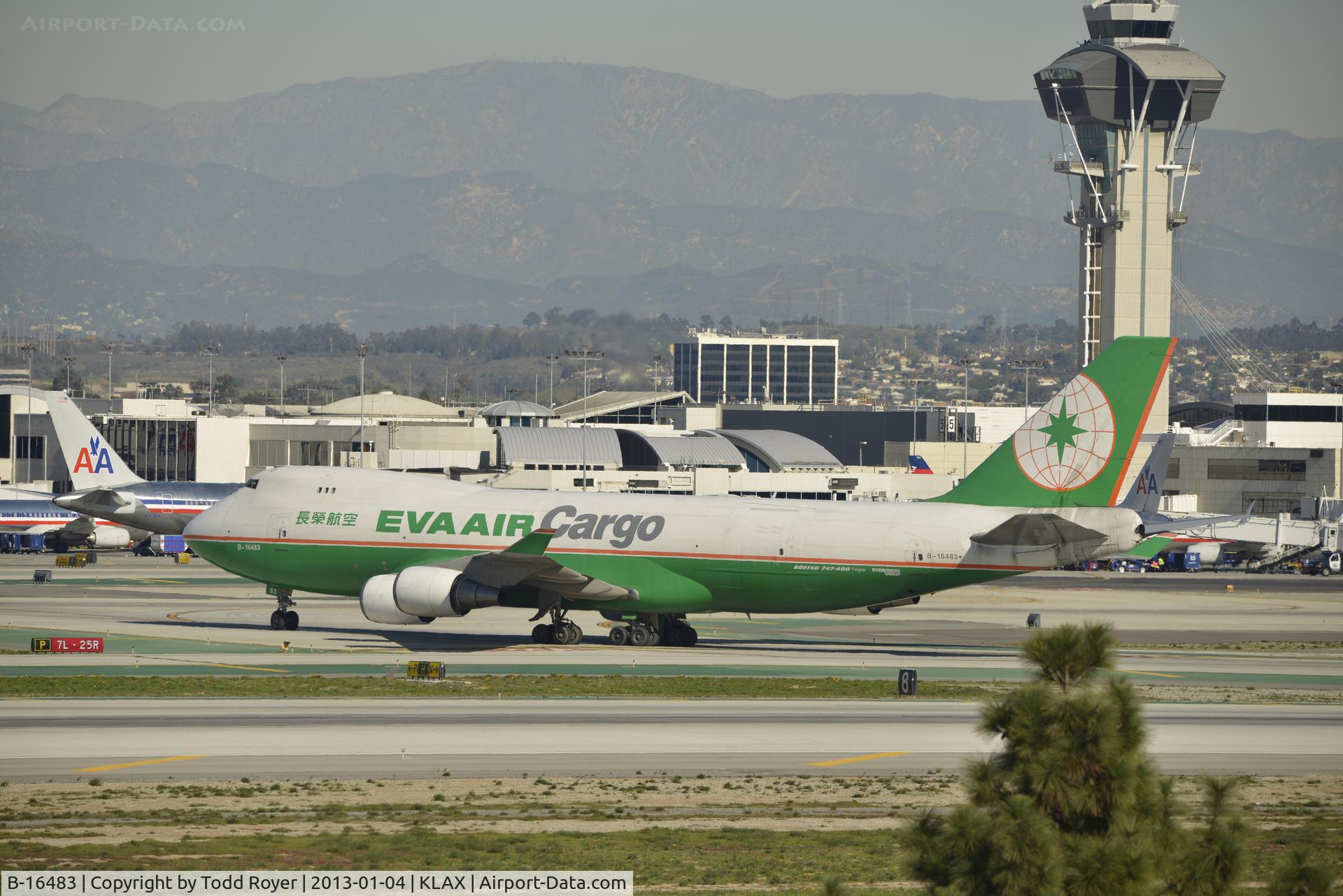 B-16483, 2002 Boeing 747-45EF (SCD) C/N 30609, Taxiing to parking