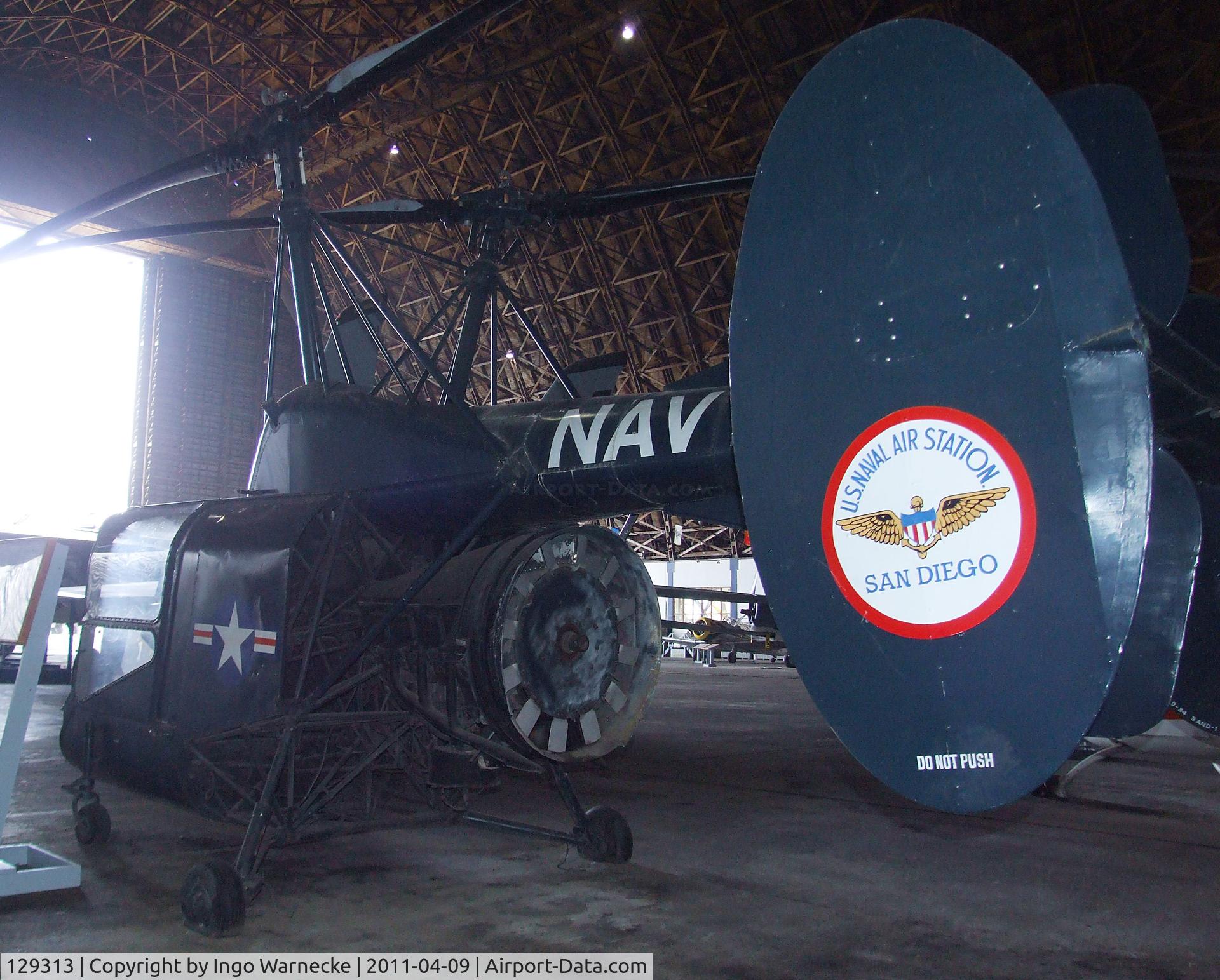 129313, Kaman HTK-1/TH-43A C/N 4-22, Kaman TH-43E (HTK-1) at the Tillamook Air Museum, Tillamook OR