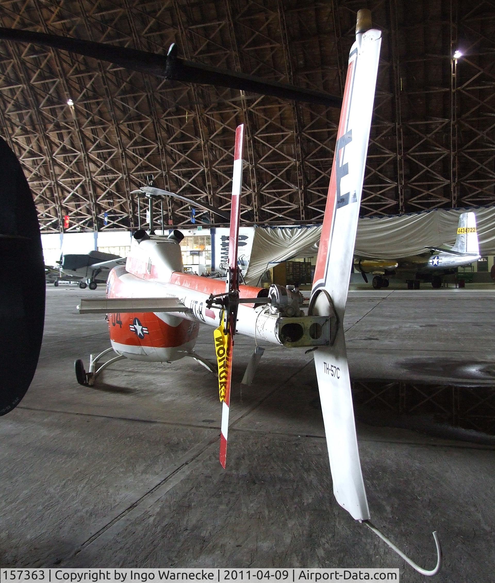 157363, Bell TH-57A Sea Ranger C/N 5009, Bell TH-57A Sea Ranger at the Tillamook Air Museum, Tillamook OR