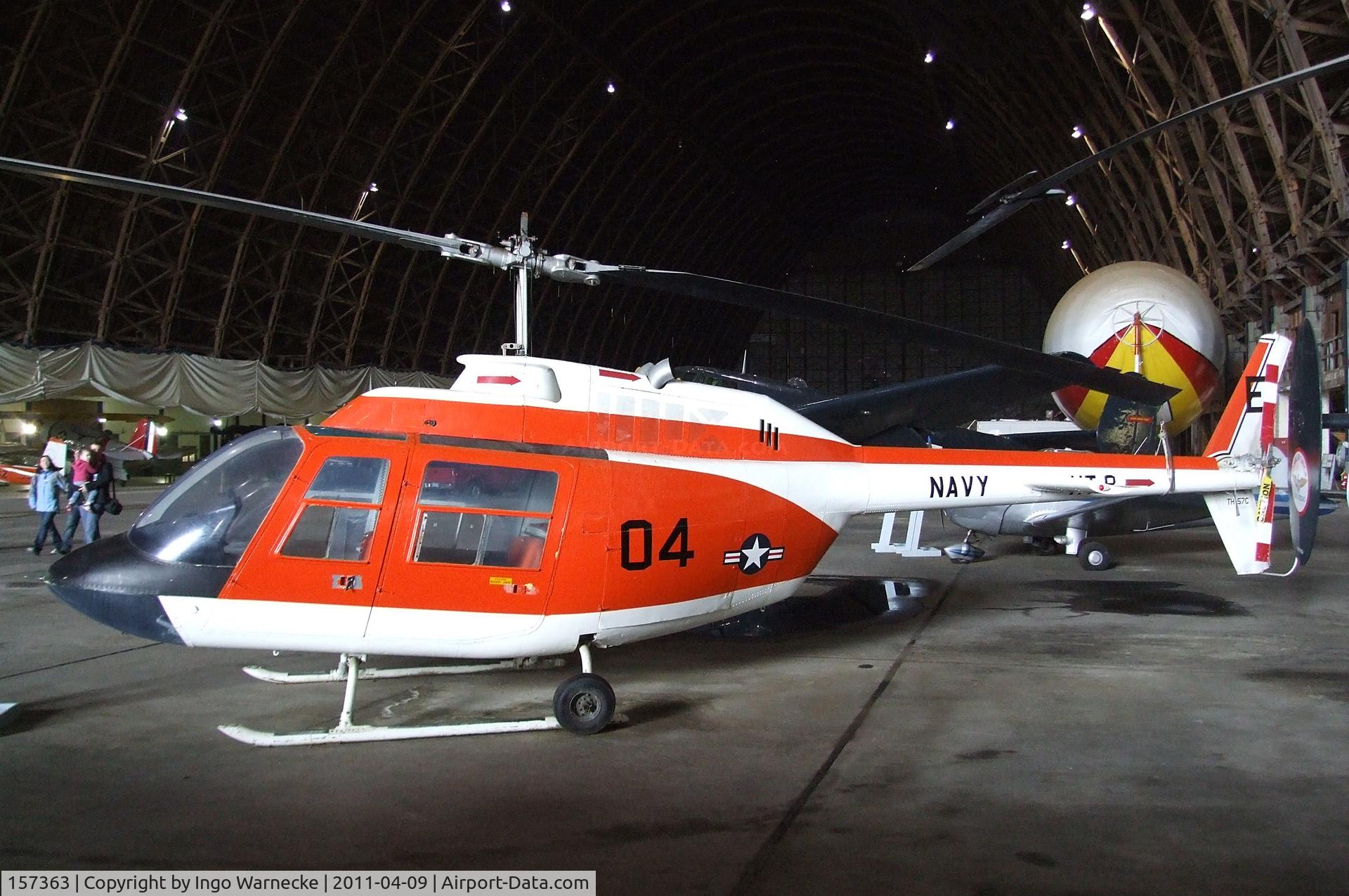 157363, Bell TH-57A Sea Ranger C/N 5009, Bell TH-57A Sea Ranger at the Tillamook Air Museum, Tillamook OR