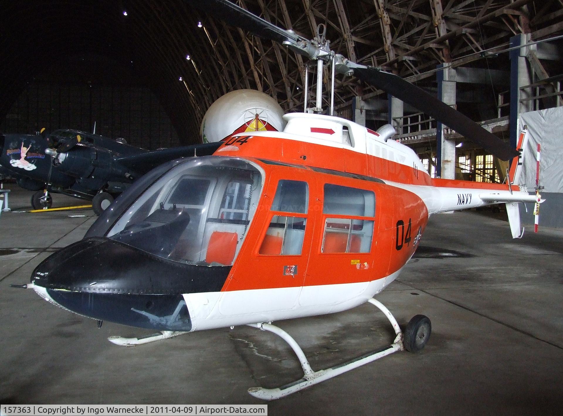 157363, Bell TH-57A Sea Ranger C/N 5009, Bell TH-57A Sea Ranger at the Tillamook Air Museum, Tillamook OR