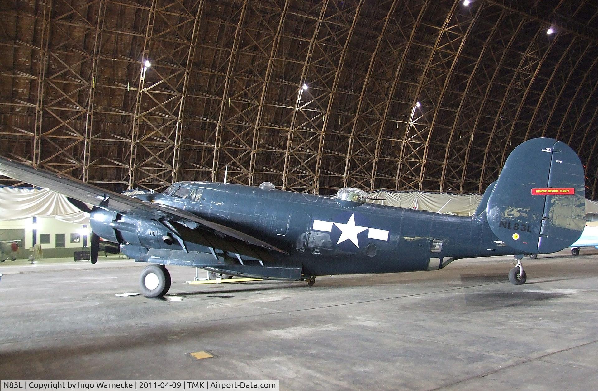 N83L, 1945 Lockheed PV-2D Harpoon C/N 15-1501, Lockheed PV-2 Harpoon at the Tillamook Air Museum, Tillamook OR