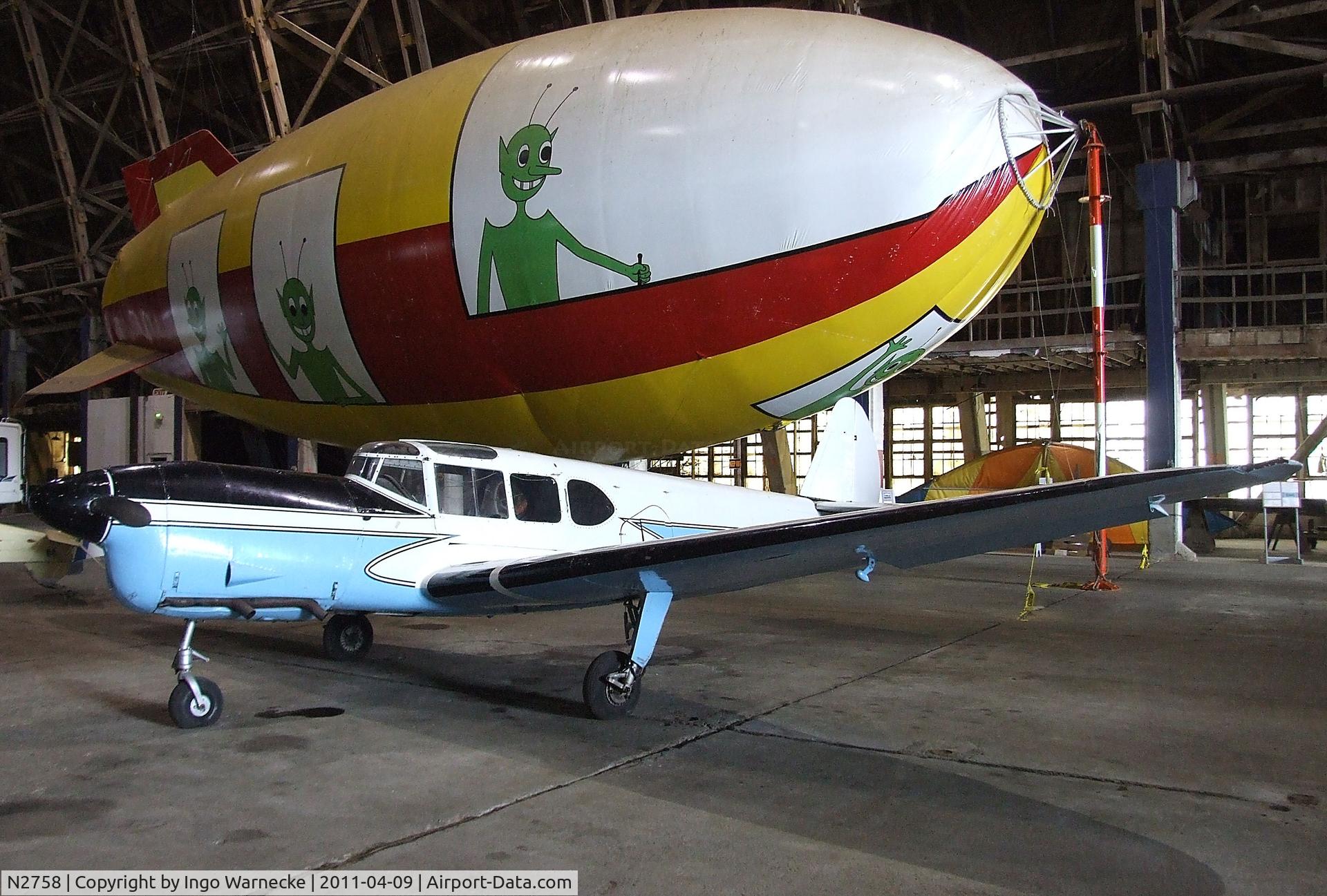 N2758, Nord 1101 Noralpha C/N 175, Nord N.1101 Noralpha at the Tillamook Air Museum, Tillamook OR