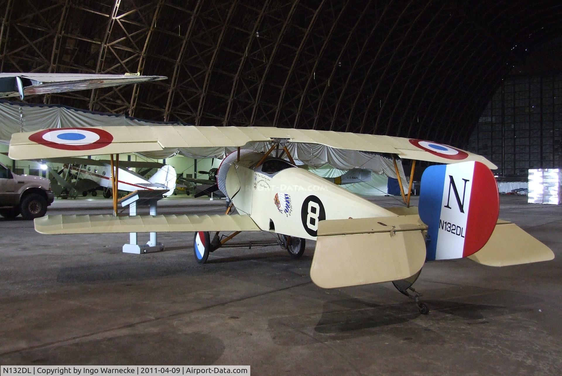 N132DL, 2002 Nieuport II Replica C/N 008, Lewis Doyle L. Nieuport 11 replica at the Tillamook Air Museum, Tillamook OR