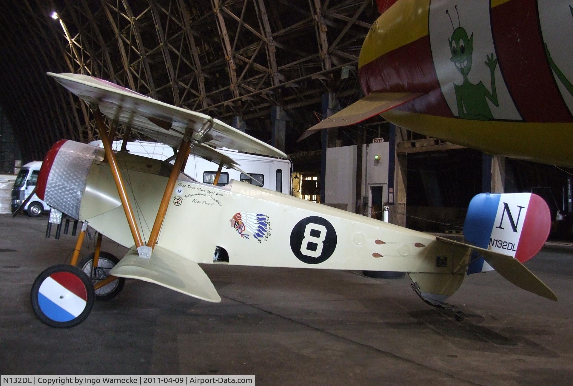 N132DL, 2002 Nieuport II Replica C/N 008, Lewis Doyle L. Nieuport 11 replica at the Tillamook Air Museum, Tillamook OR