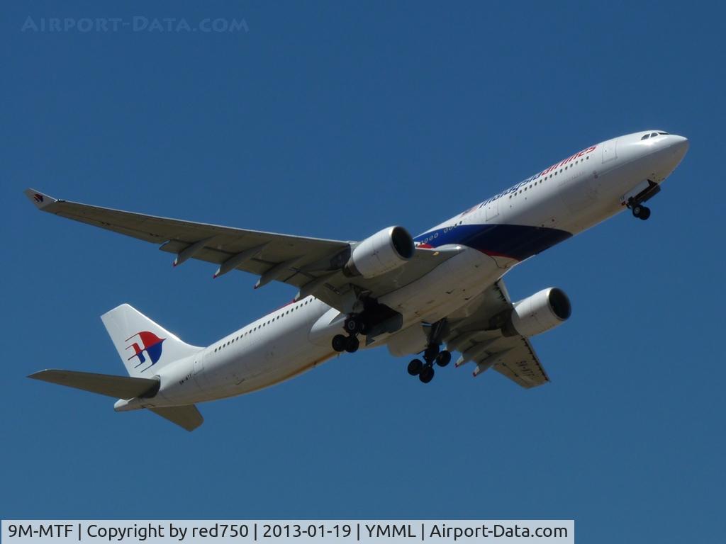 9M-MTF, 2012 Airbus A330-323X C/N 1281, 9M-MTF departing Rwy 16, YMML